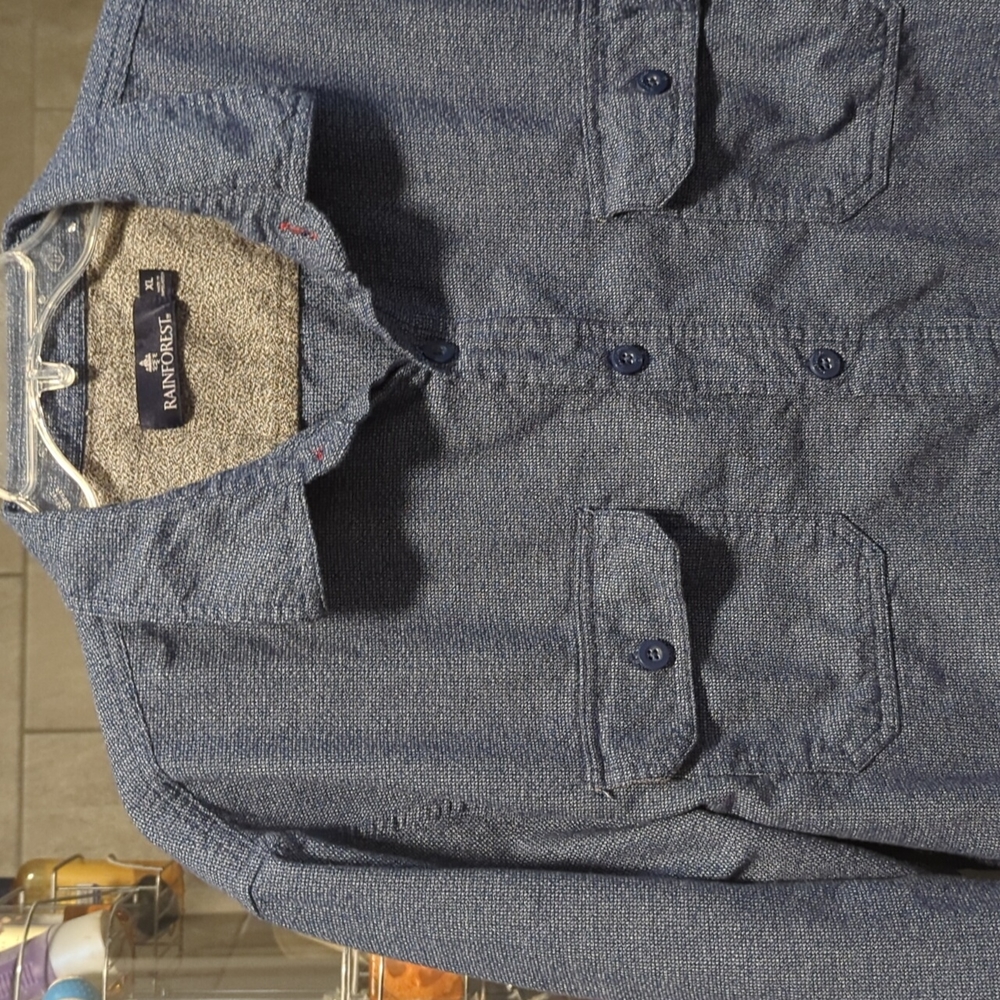 Men's Rainforest Blue Knit Shirt